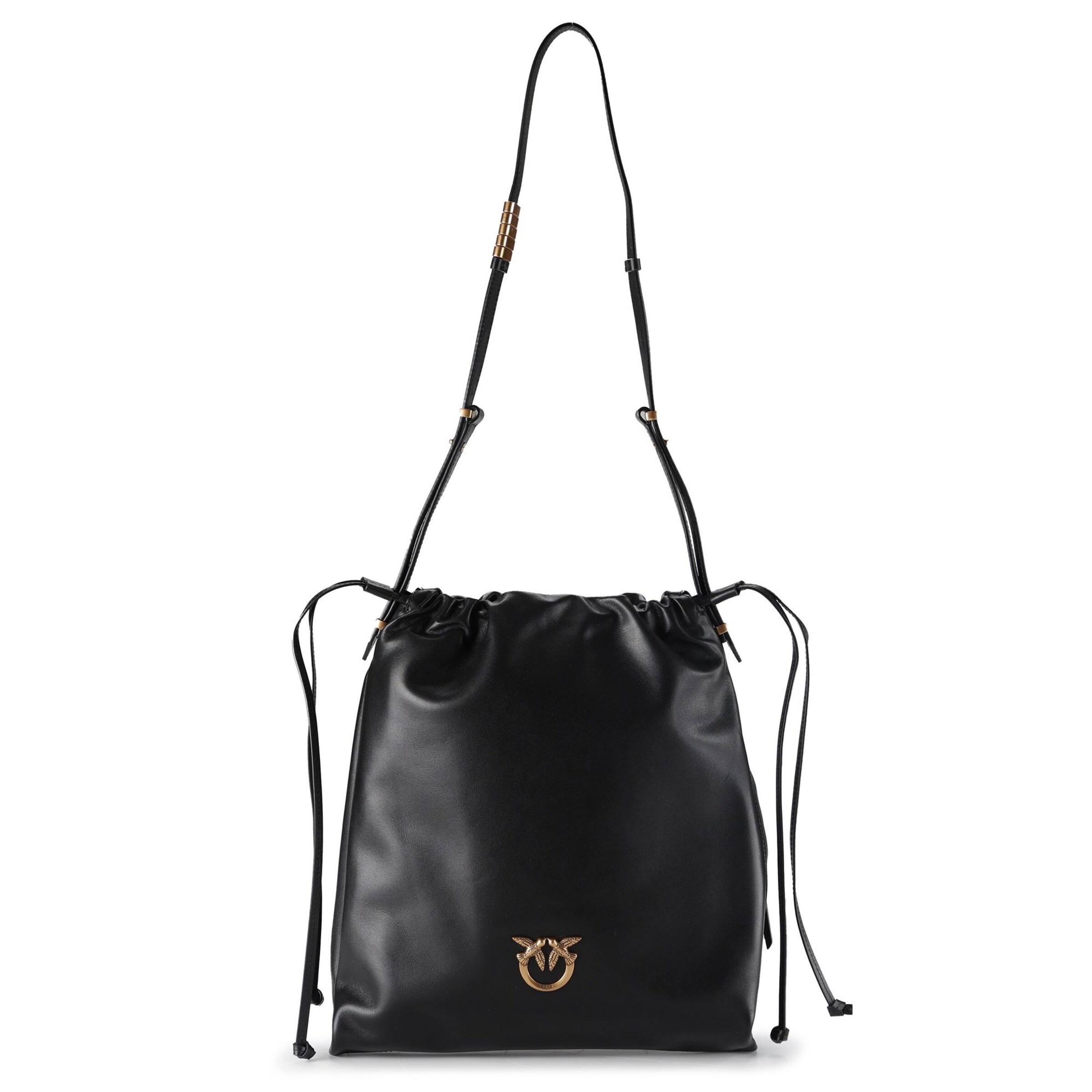 PINKO Shoulder bag 'Slouchy ' in Black: front