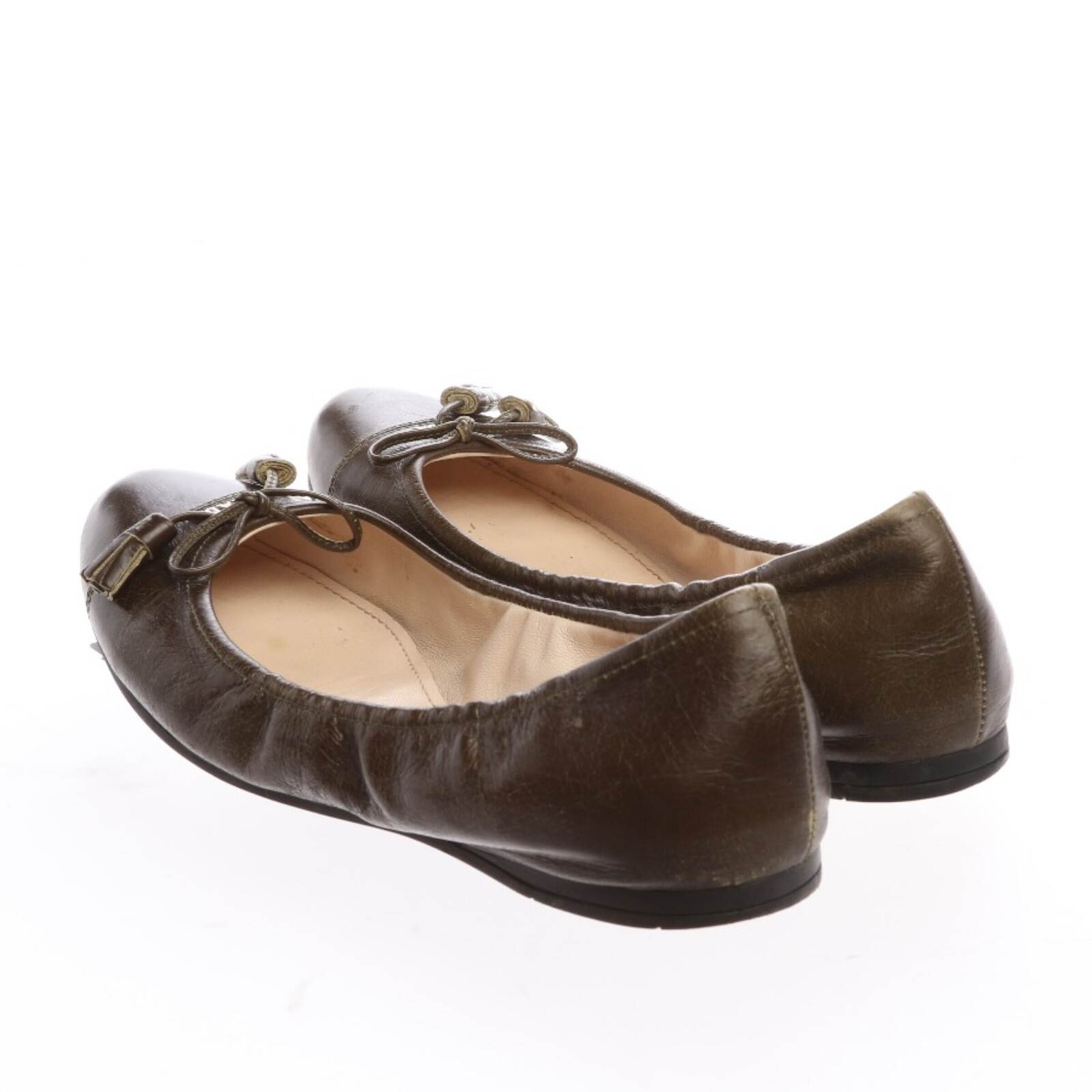 PRADA Flats & Loafers in 35 in Green