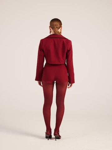 HOLLY LOLLY Slimfit Chino kalhoty – červená