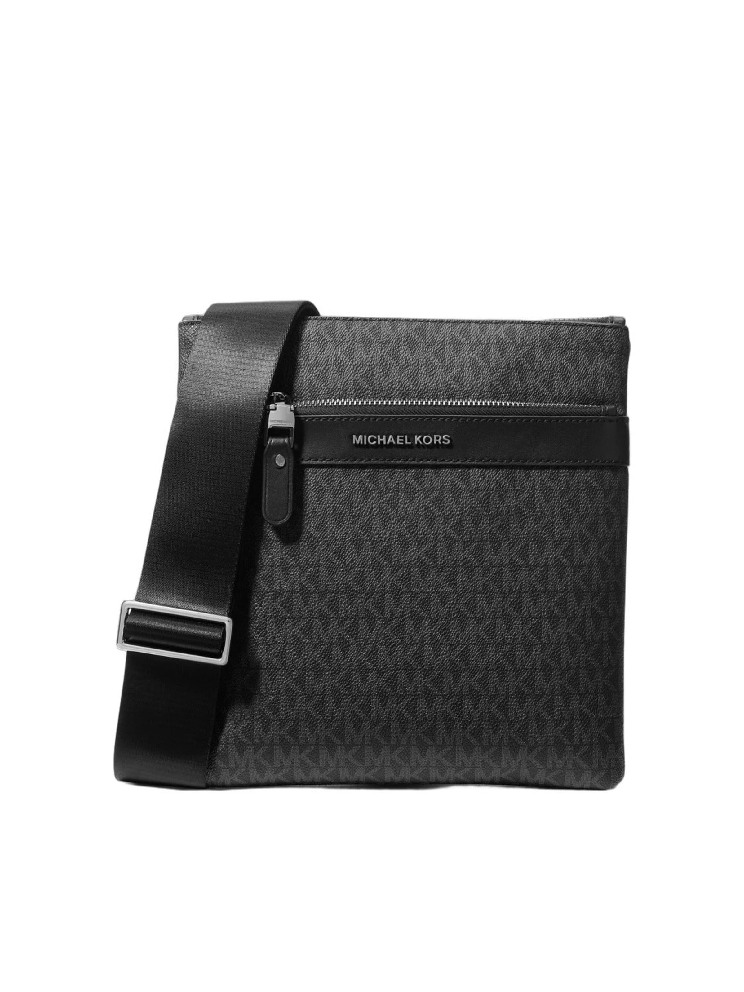 MICHAEL Michael Kors Crossbody Bag 'Hudson' in Black: front