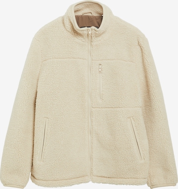Veste en polaire s.Oliver en beige : devant