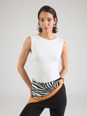 ABOUT YOU Koszula body 'Malena' w kolorze biały: przód