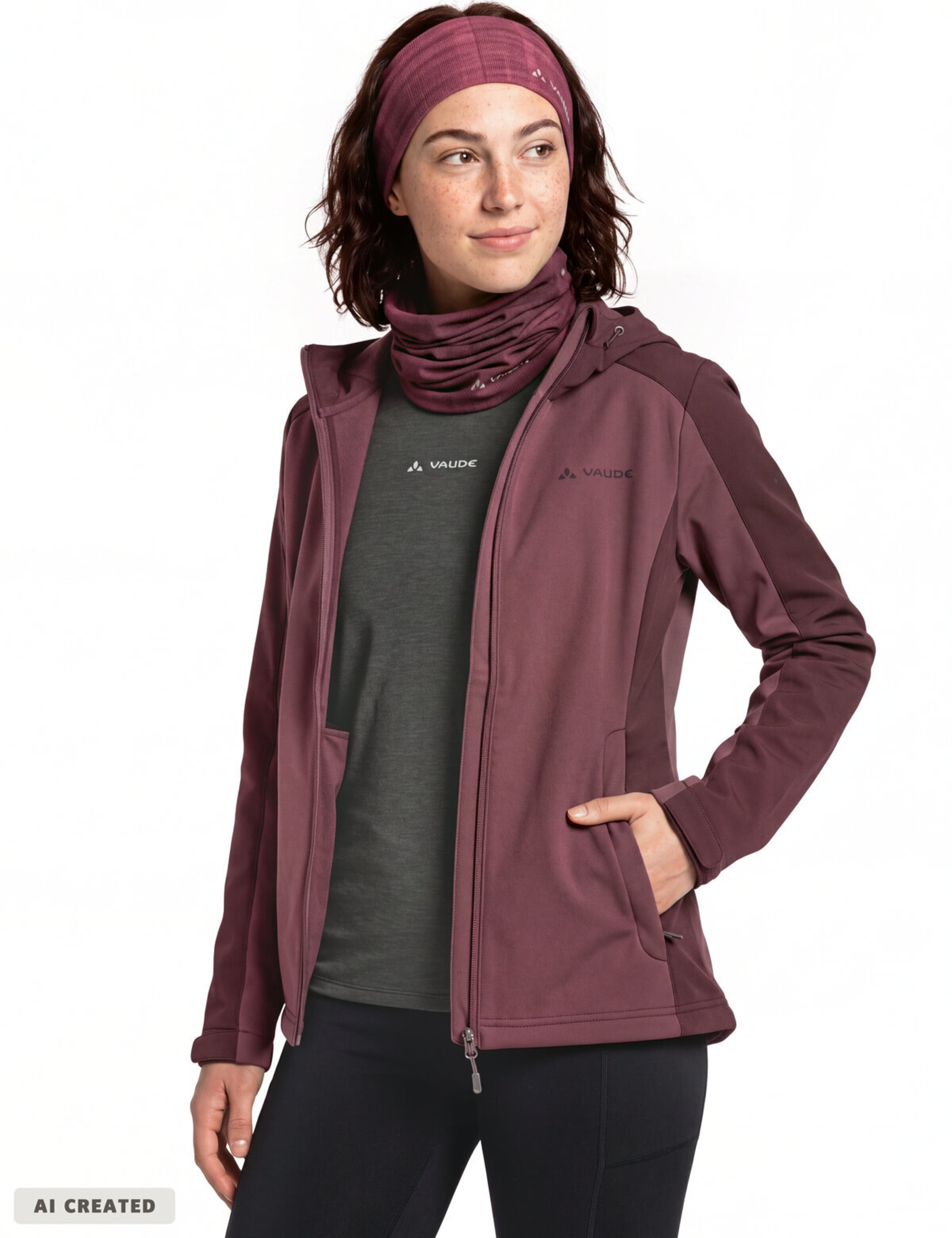 VAUDE Tussenjas in Rood