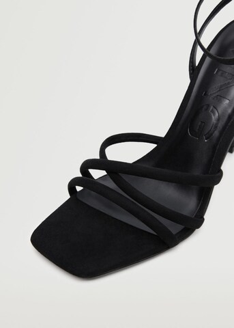 MANGO Strap Sandals 'Maybe' in Black