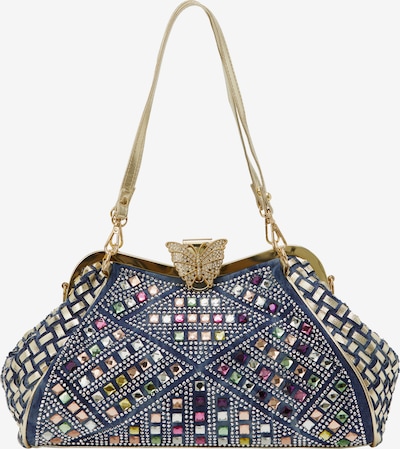 NAEMI Torba preko ramena u plavi traper / zlatna / roza / prozirna, Pregled proizvoda