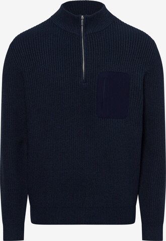 Nils Sundström Pullover in Blau: Vorderseite