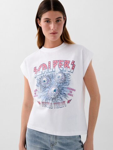 Maglia trikot ' ' di Scalpers in bianco: frontale