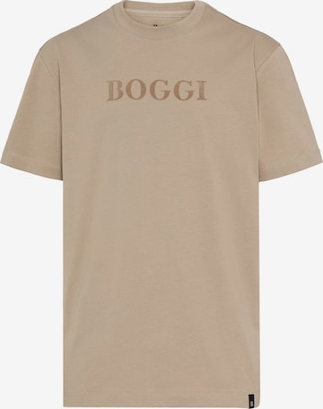 Boggi Milano Футболка в Бежевый: спереди