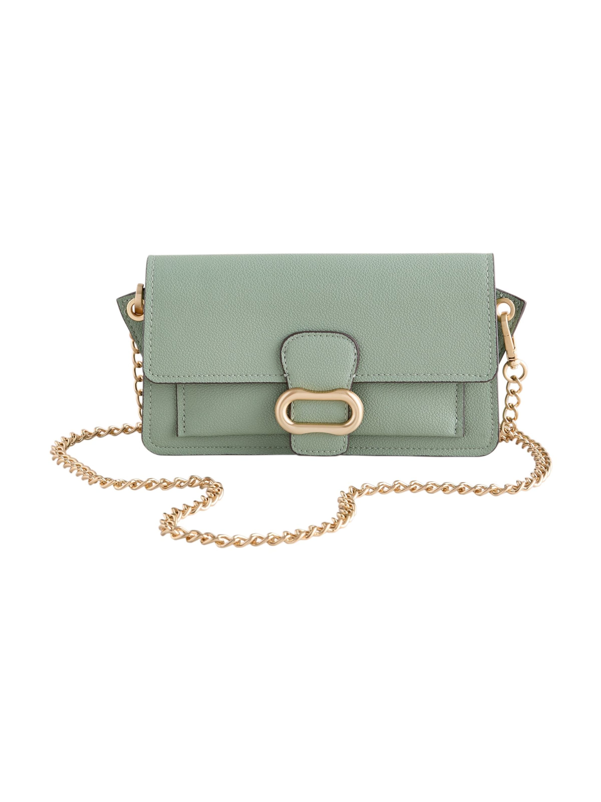 Borsa a tracolla di Next in verde: frontale