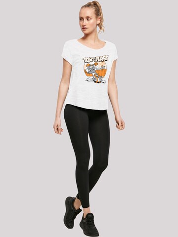 T-shirt 'Tom and Jerry TV Serie Play Baseball' F4NT4STIC en blanc