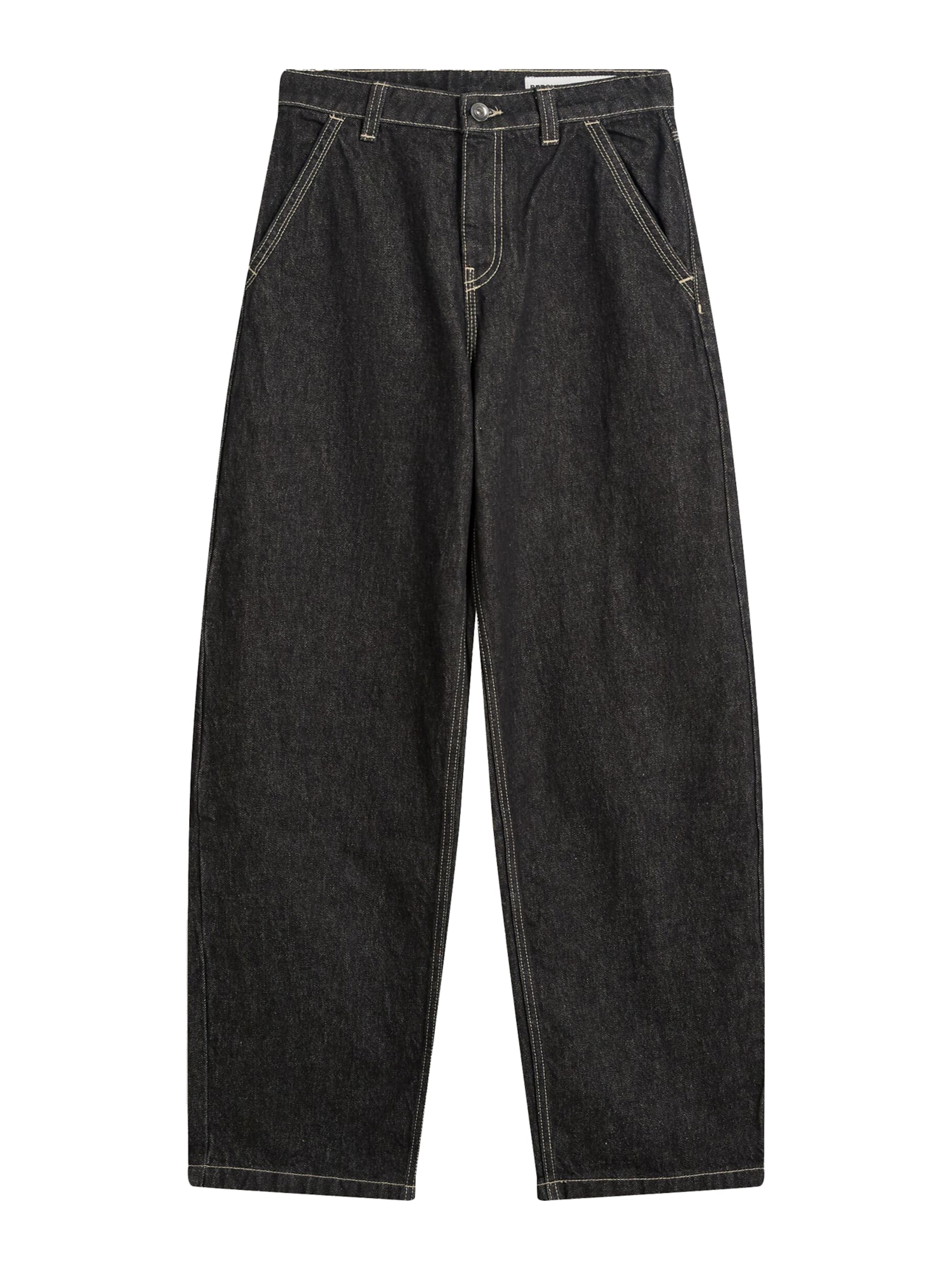 Bershka Baggy Džínsy - Sivá: predná strana