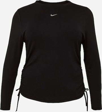 Nike Sportswear Funkcionalna majica 'ESSENTIAL' | črna barva: sprednja stran