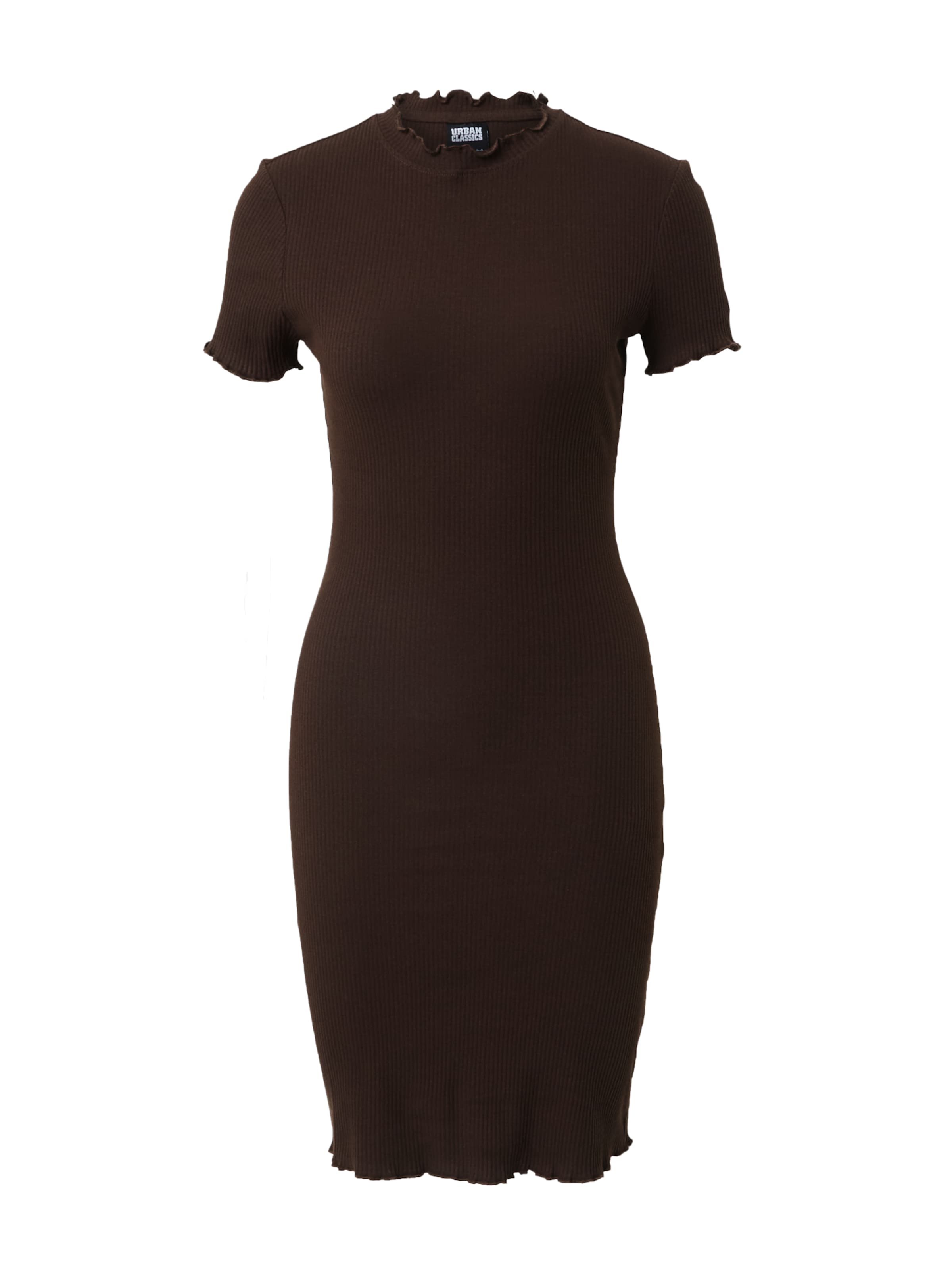 Urban Classics Šaty – hnědá: přední strana