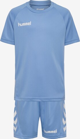 Hummel Tracksuit in Blue: front