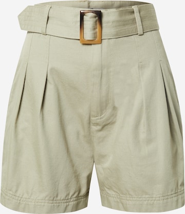 LTB Normální Kalhoty se sklady v pase 'Gewore' – zelená: přední strana