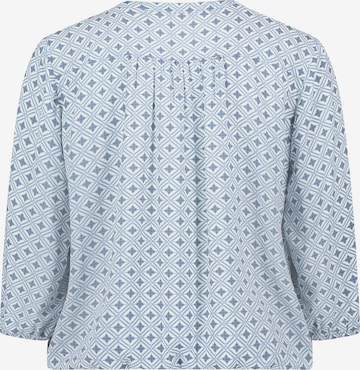 Cartoon Blouse in Blauw