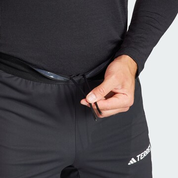 ADIDAS TERREX Slimfit Sportbroek 'Xperior' in Zwart