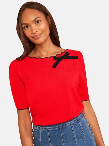 love & roses - Jersey en rojo: frente