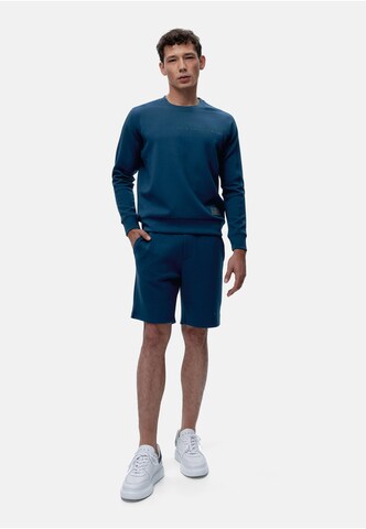 Born Living Yoga Sweatshirt 'Hughes' in Blauw