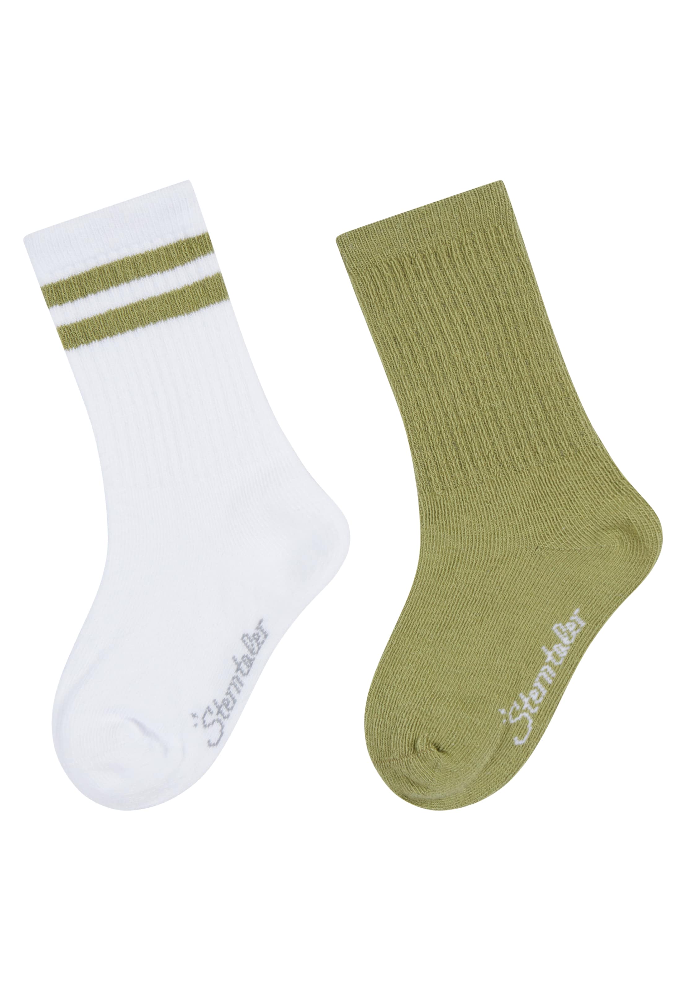STERNTALER Athletic Socks in Green: front