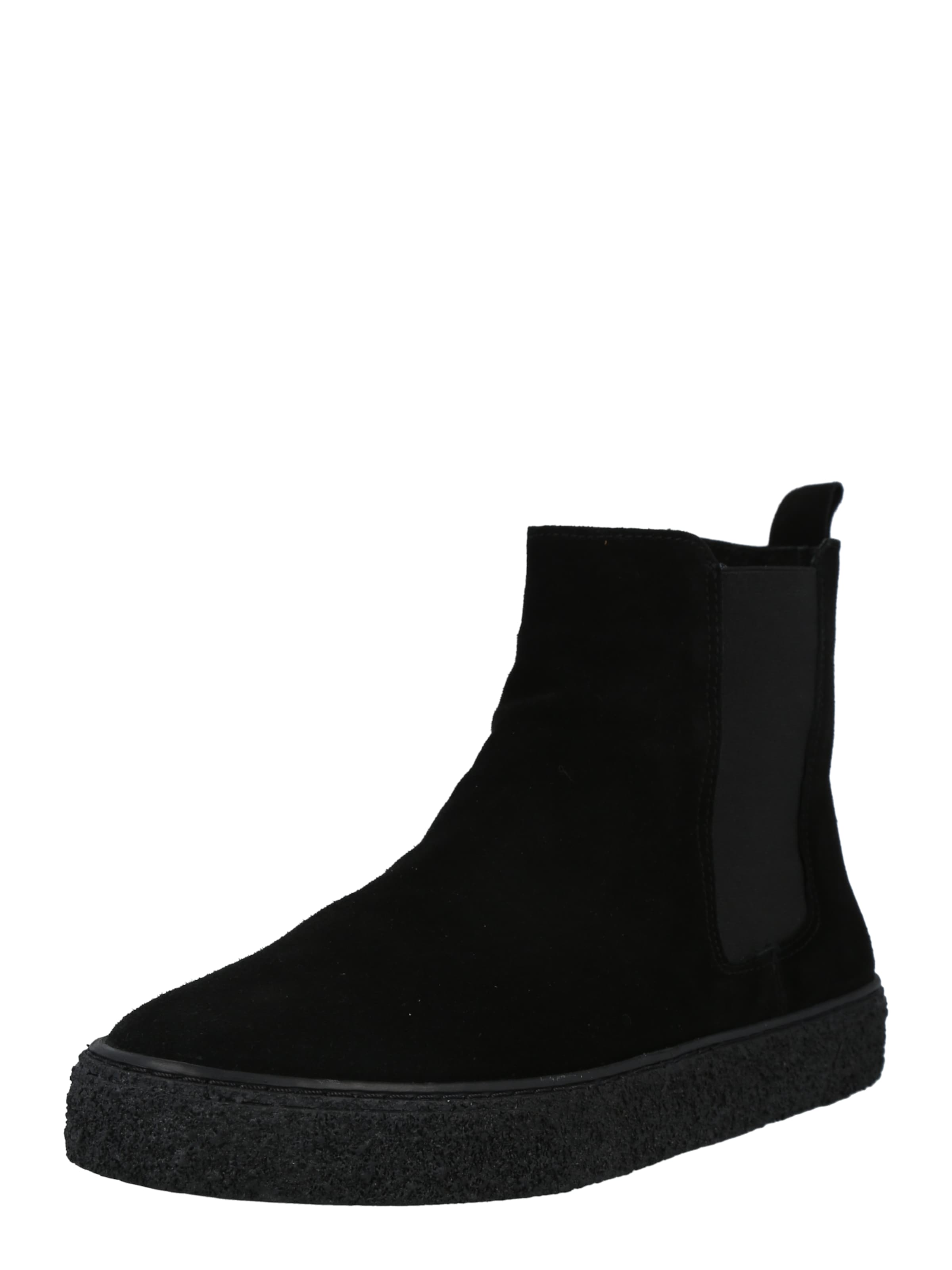 Bianco - Botas Chelsea 'Chad' en negro: frente