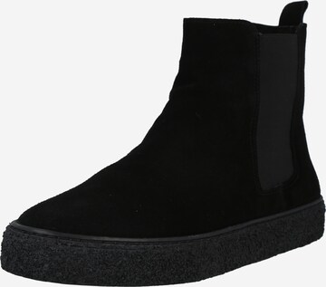 Chelsea Boots 'Chad' Bianco en noir : devant