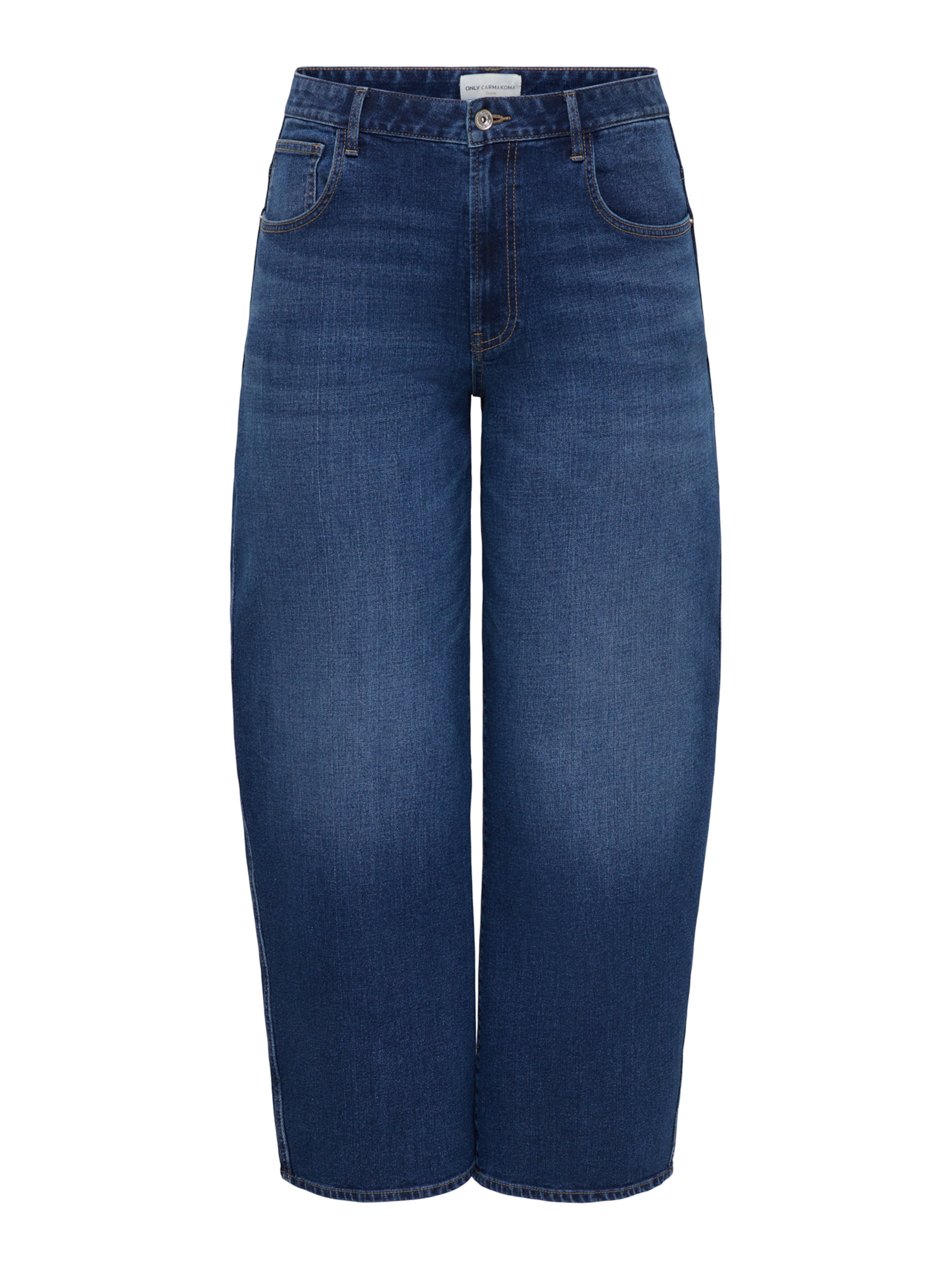 Barrel Jean 'CARSNOW' ONLY Carmakoma en bleu : devant
