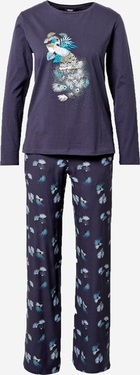 ETAM Piżama w kolorze atramentowy / turkusowy / lazur / benzynam, Podgląd produktu