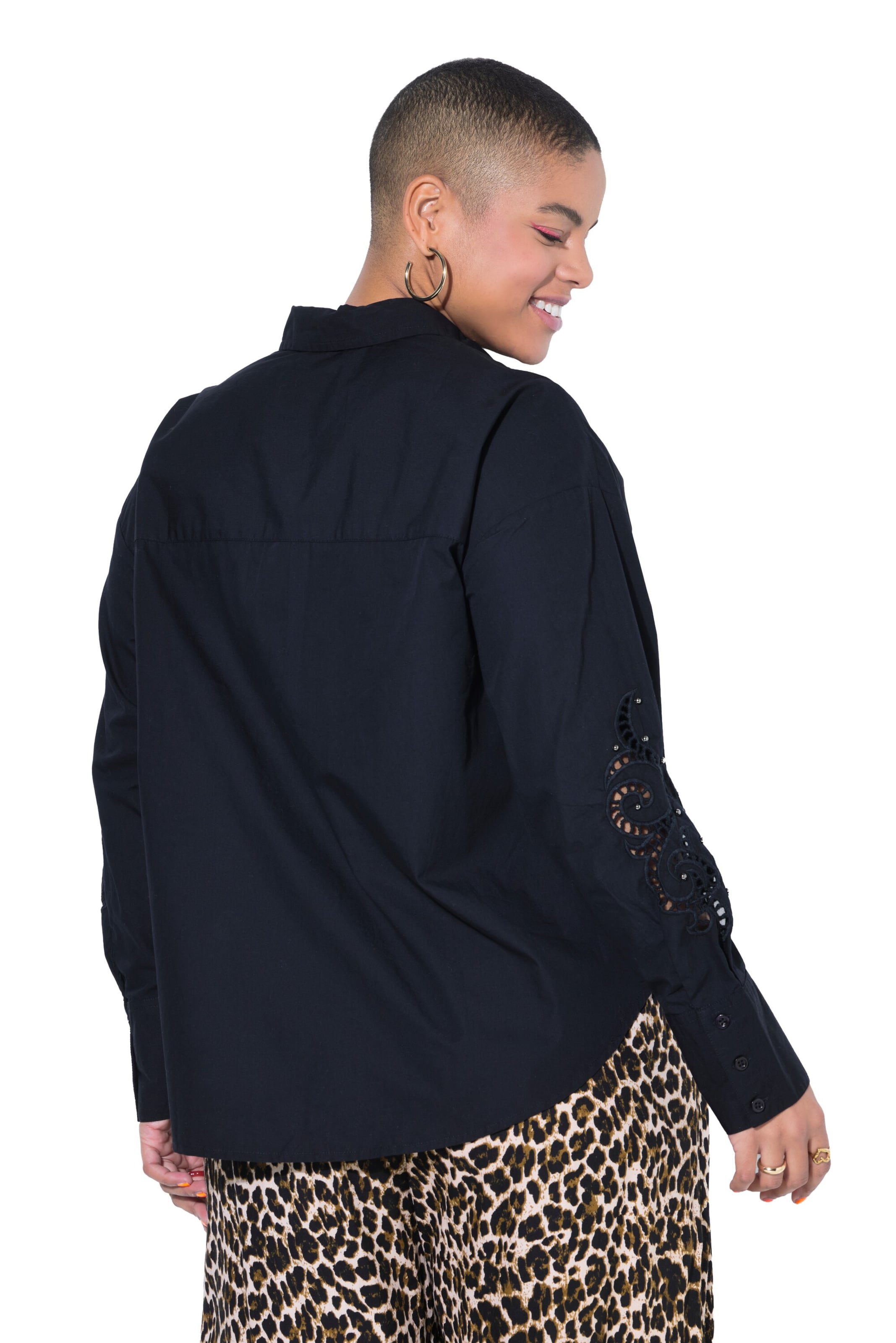 Studio Untold Bluse in Schwarz