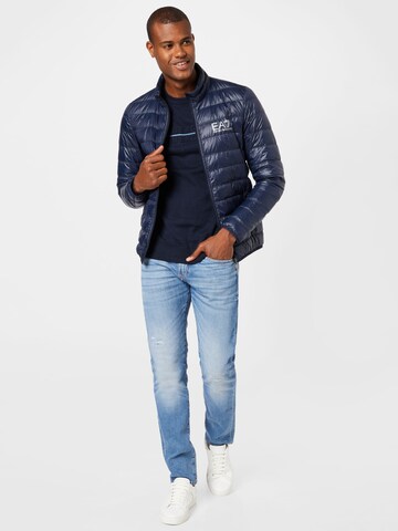 EA7 Emporio Armani Winter Jacket in Blue