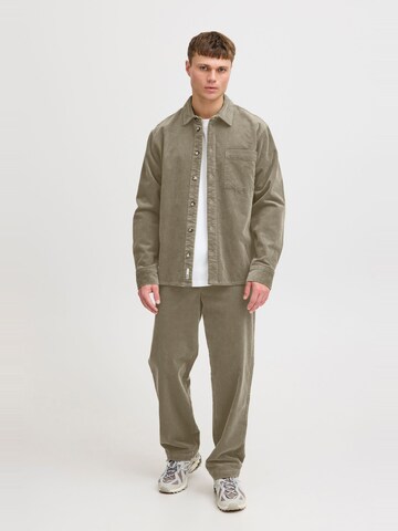 !Solid Regular fit Button Up Shirt 'Meyer' in Beige