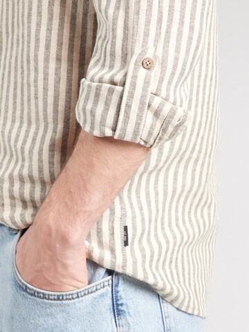 INDICODE JEANS Klasický střih Košile 'Dikson' – béžová