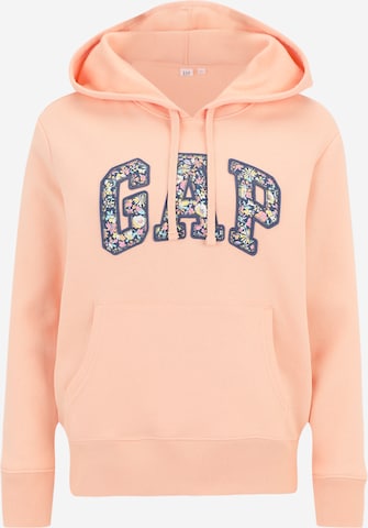 Gap Petite - Sweatshirt 'HERITAGE' em laranja: frente