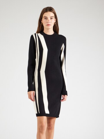 OBJECT Dress 'OBJRay' in Black: front