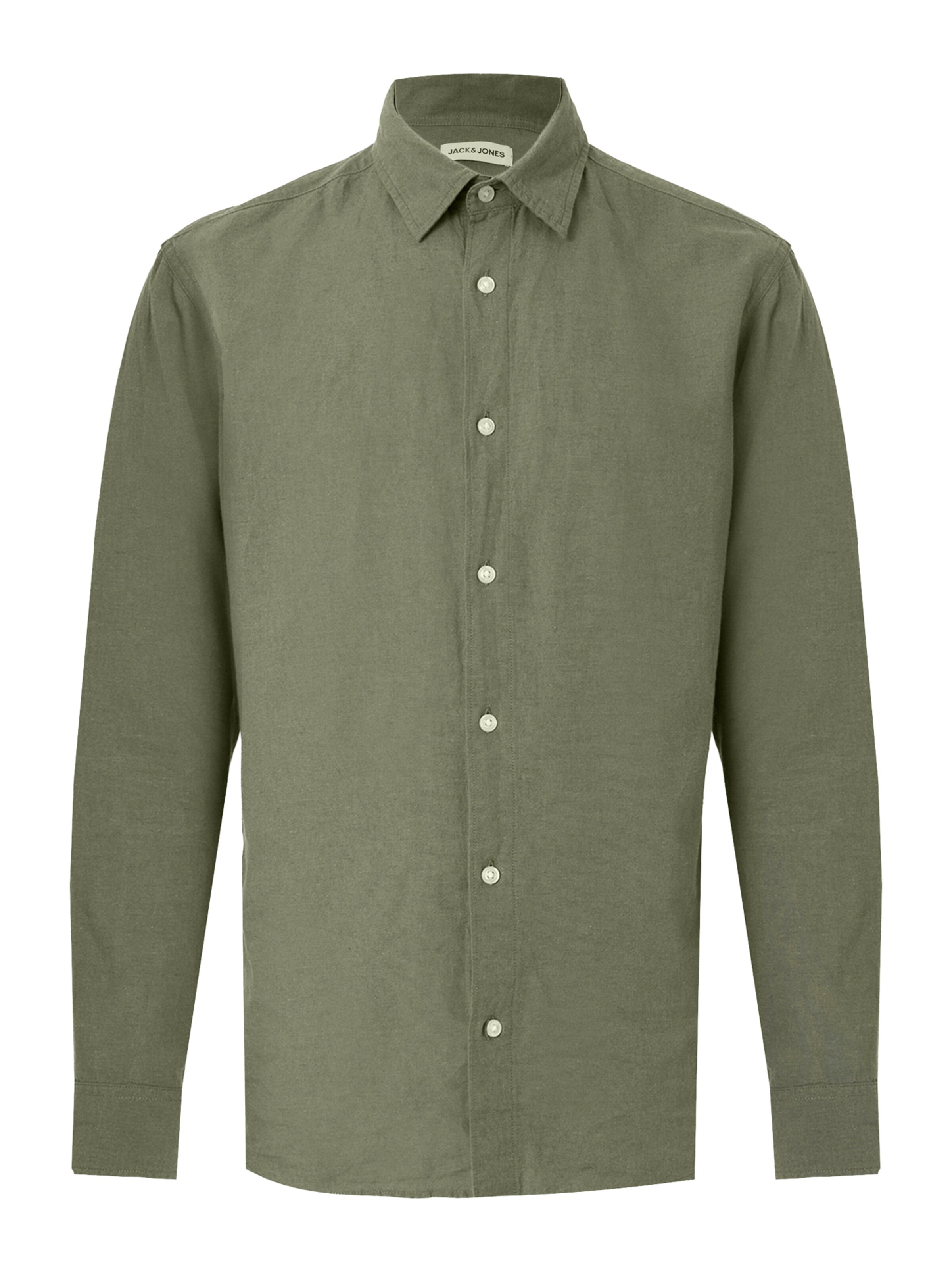 JACK & JONES Klasický střih Společenská košile 'JJEBreeze' – zelená: přední strana