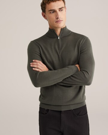 WE Fashion Pullover i grøn: forside