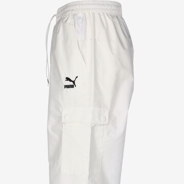 Bootcut Pantalon de sport PUMA en blanc