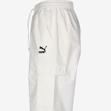 PUMA Bootcut Sporthose in Weiß