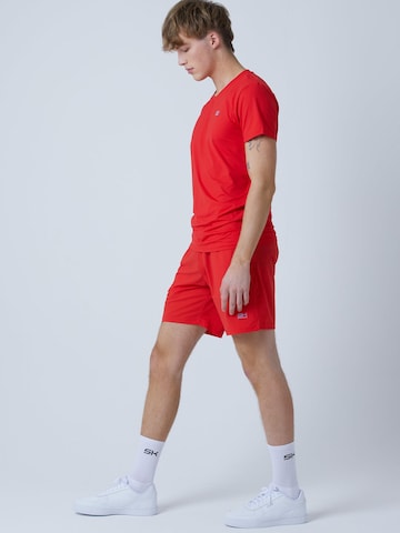 SPORTKIND Regular Sporthose 'Regular'‌‌‌ in Rot