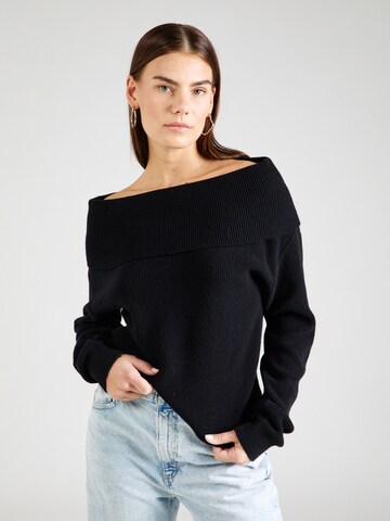 UNITED COLORS OF BENETTON Pullover in Schwarz: predná strana