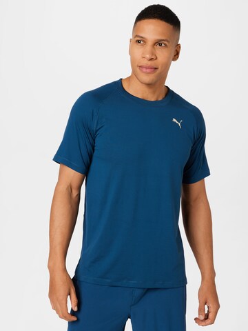 PUMA Functioneel shirt in Blauw: voorkant