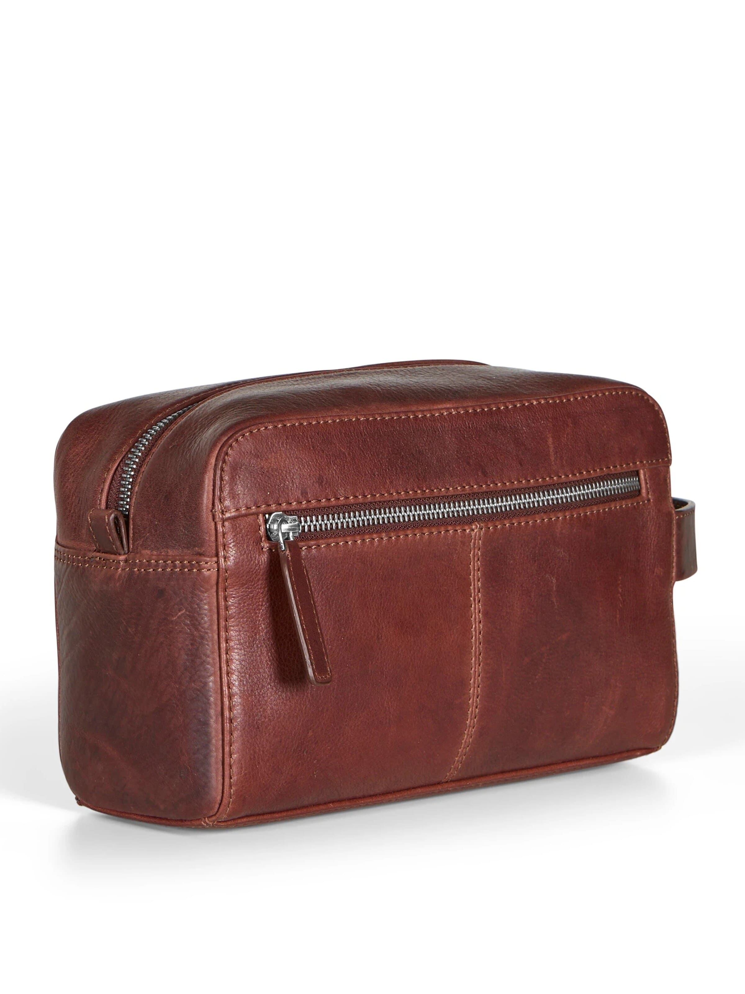Nécessaire 'Toiletry Bag Ricky Brown' di Howard London in marrone