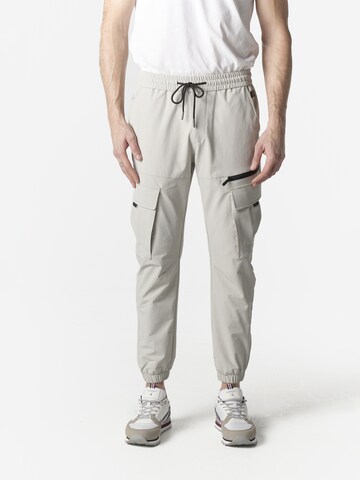 KOROSHI Конический (Tapered) Брюки-карго в Серый: спереди