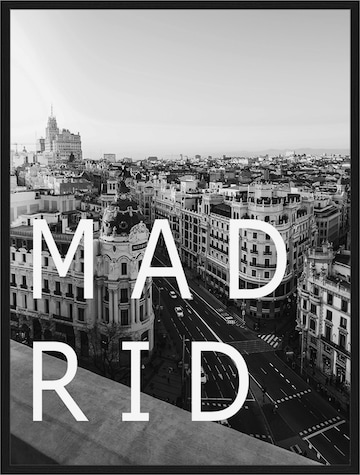 Liv Corday Wandschmuck  'Madrid' in Schwarz: predná strana