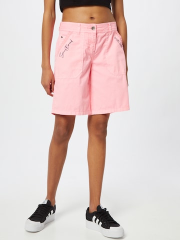 Soccx Loose fit Pants in Pink: front