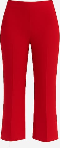 Touche Prive Pleated Pants in Red: front