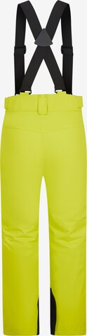 ZIENER Regular Workout Pants 'AXI' in Yellow