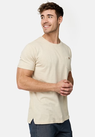 INDICODE JEANS T-Shirt ' Jon ' in Beige
