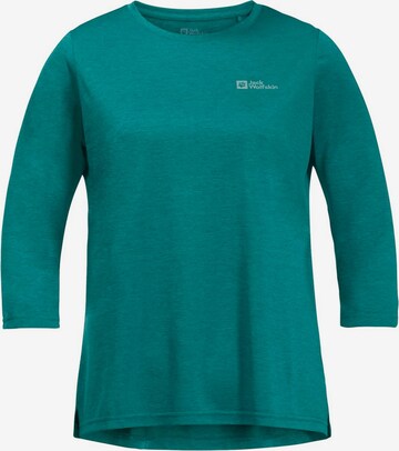 JACK WOLFSKIN Performance Shirt in Blue: front