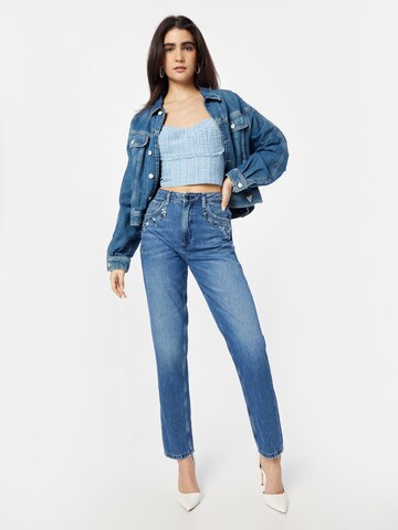 GUESS Tapered Jeans i blå